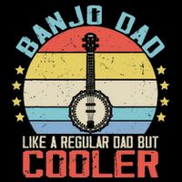Banjo Teacher Player Dad For Bluegrass Guitarist Musician Cooling Performance Crew T-Shirt