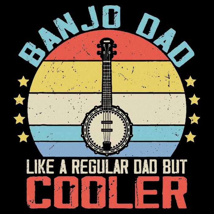 Banjo Teacher Player Dad For Bluegrass Guitarist Musician Cooling Performance Crew T-Shirt