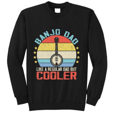 Banjo Teacher Player Dad For Bluegrass Guitarist Musician Sweatshirt
