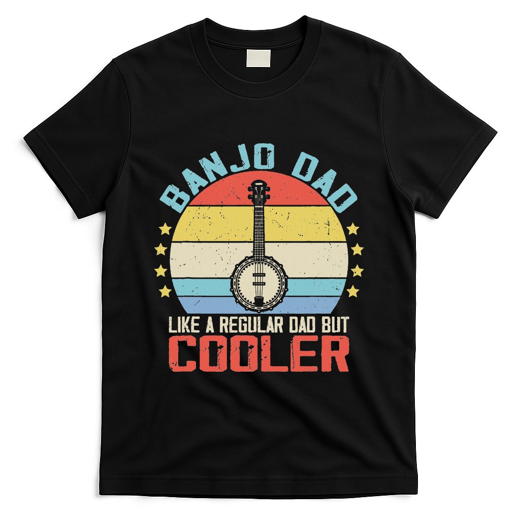 Banjo Teacher Player Dad For Bluegrass Guitarist Musician T-Shirt