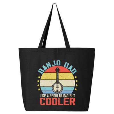 Banjo Teacher Player Dad For Bluegrass Guitarist Musician 25L Jumbo Tote