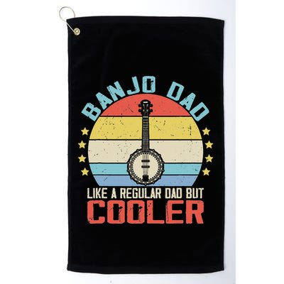 Banjo Teacher Player Dad For Bluegrass Guitarist Musician Golf Towel