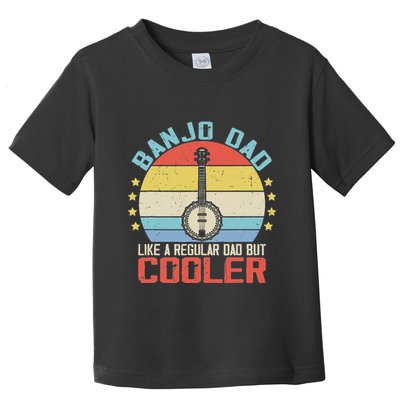 Banjo Teacher Player Dad For Bluegrass Guitarist Musician Toddler T-Shirt