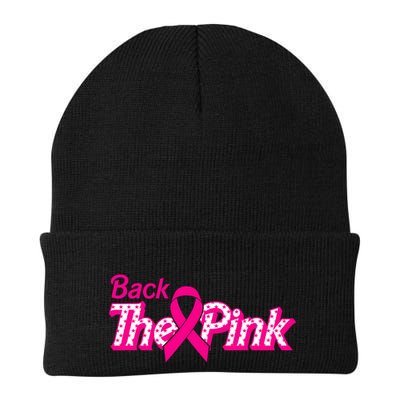 Back The Pink Breast Cancer Support Cancer Warrior Beanie