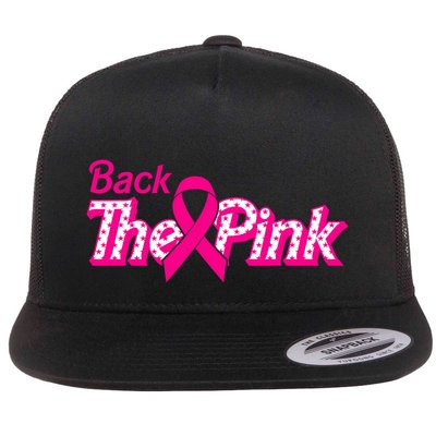Back The Pink Breast Cancer Support Cancer Warrior Flatbill Hat