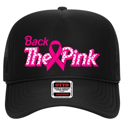Back The Pink Breast Cancer Support Cancer Warrior Trucker Hat