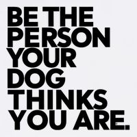 Be The Person Your Dog Thinks You Are Design Garment-Dyed Sweatshirt