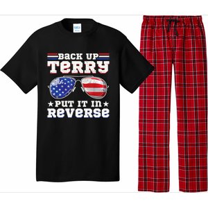 Backup Terry Put It In Reverse Funny 4th Of July Patriotic Meaningful Gift Pajama Set