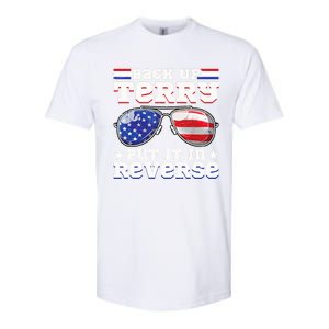 Backup Terry Put It In Reverse Funny 4th Of July Patriotic Meaningful Gift Softstyle CVC T-Shirt