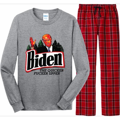 Biden The Quicker Fer Upper Long Sleeve Pajama Set