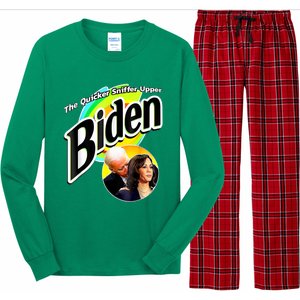 Biden The Quicker Sniffer Upper Long Sleeve Pajama Set