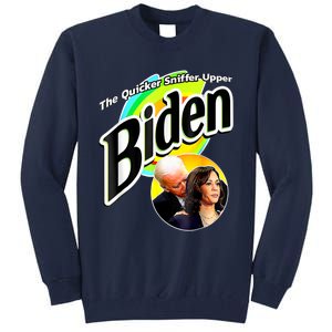 Biden The Quicker Sniffer Upper Tall Sweatshirt