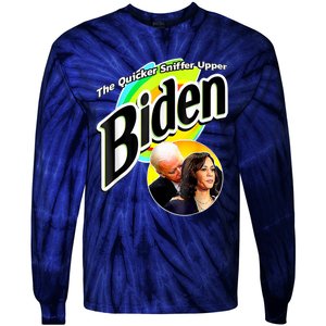 Biden The Quicker Sniffer Upper Tie-Dye Long Sleeve Shirt