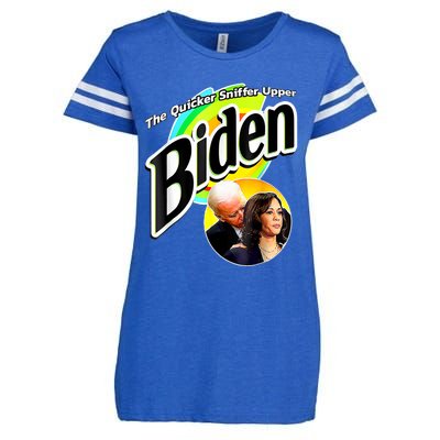 Biden The Quicker Sniffer Upper Enza Ladies Jersey Football T-Shirt