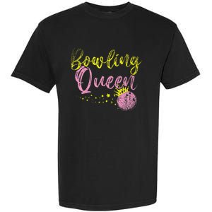 Bowling Team Queen Gift Bowling Garment-Dyed Heavyweight T-Shirt