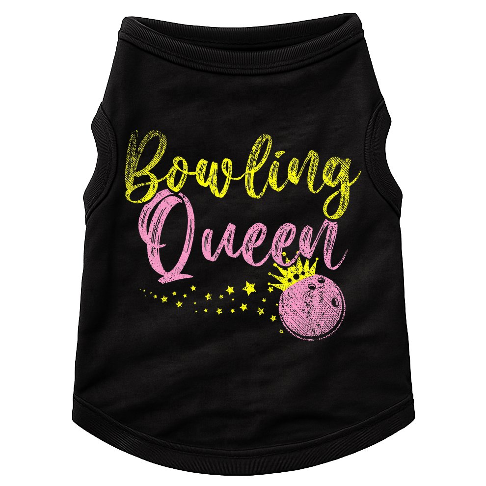 Bowling Team Queen Gift Bowling Doggie Tank