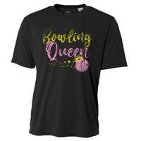 Bowling Team Queen Gift Bowling Cooling Performance Crew T-Shirt