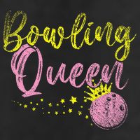 Bowling Team Queen Gift Bowling Adult Drive Performance Visor