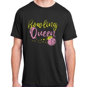 Bowling Team Queen Gift Bowling Adult ChromaSoft Performance T-Shirt