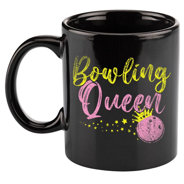 Bowling Team Queen Gift Bowling 11oz C Handle Ceramic Mug