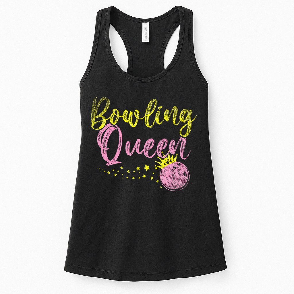 Bowling Team Queen Gift Bowling Womens Tank Top