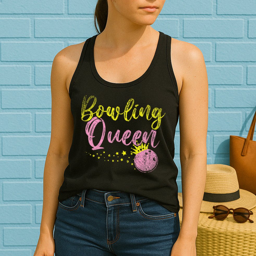 Bowling Team Queen Gift Bowling Womens Tank Top