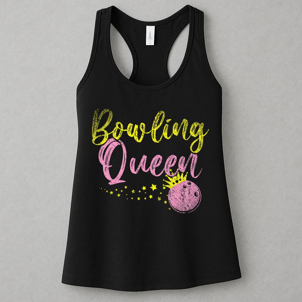 Bowling Team Queen Gift Bowling Womens Tank Top