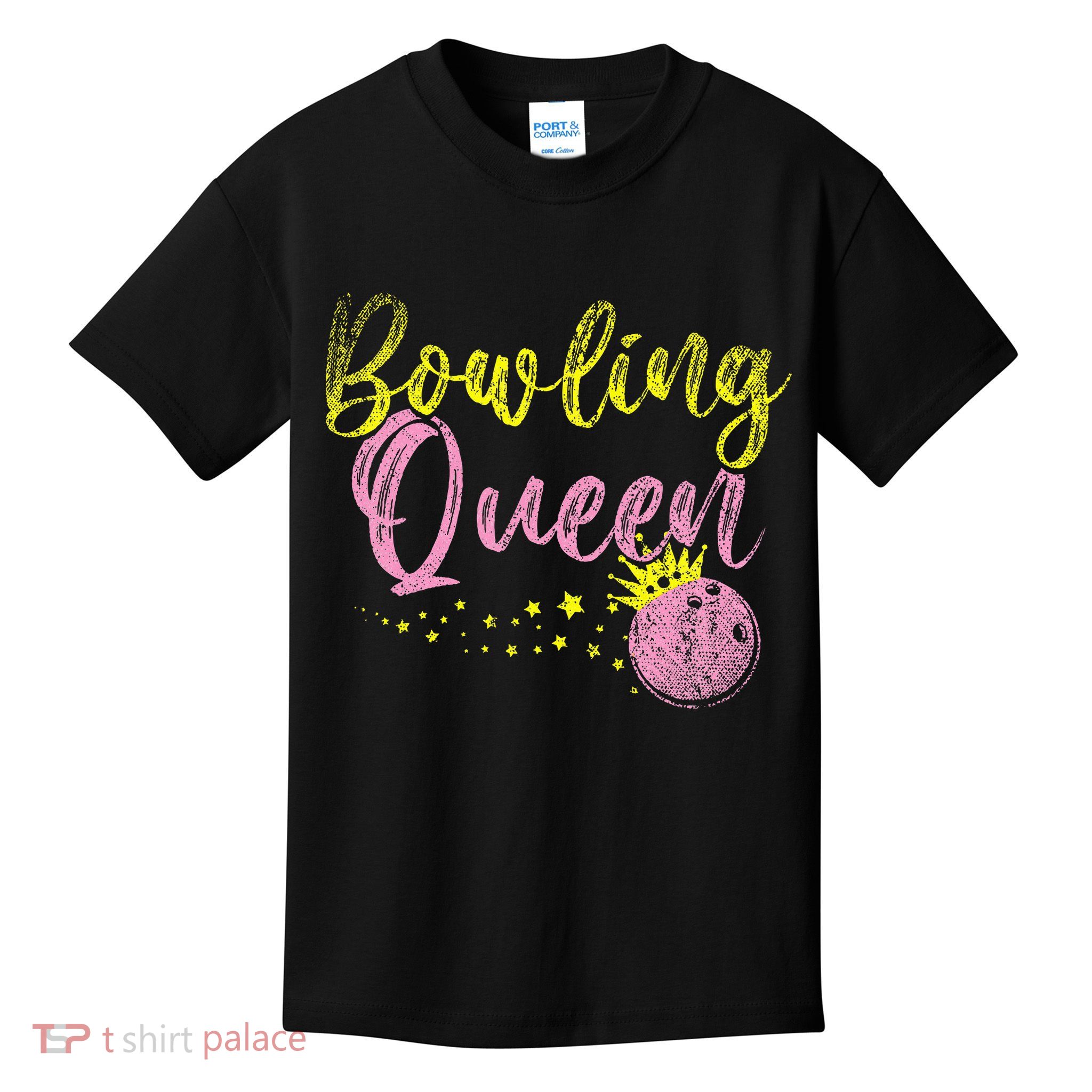Bowling Team Queen Gift Bowling Kids T-Shirt