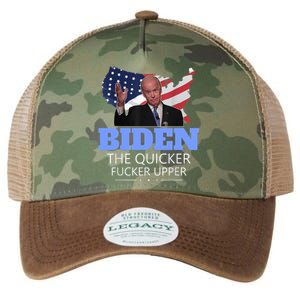 Biden The Quicker Fucker Upper Political Legacy Tie Dye Trucker Hat