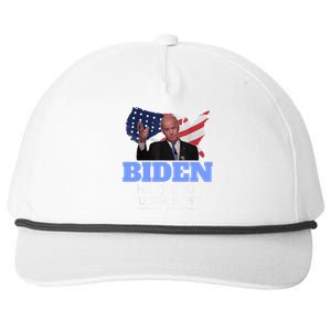 Biden The Quicker Fucker Upper Political Snapback Five-Panel Rope Hat