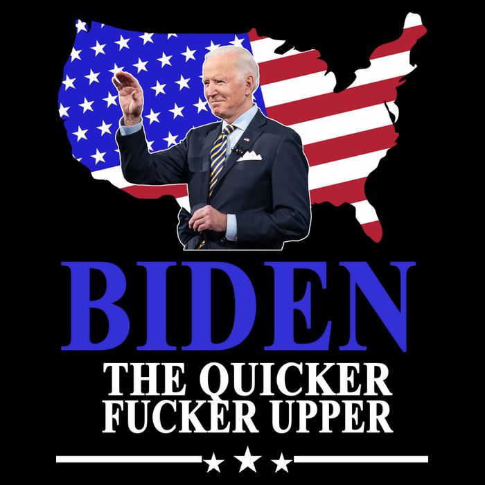 Biden The Quicker Fucker Upper American Flag Design Impact Tech Backpack