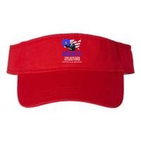 Biden The Quicker Fucker Upper American Flag Design Visor