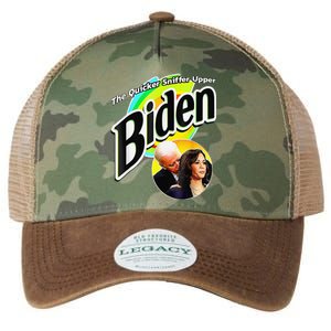 Biden The Quicker Sniffer Upper Funny Legacy Tie Dye Trucker Hat