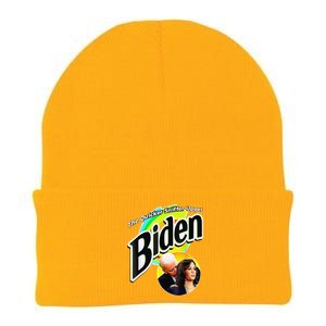 Biden The Quicker Sniffer Upper Funny Knit Cap Winter Beanie