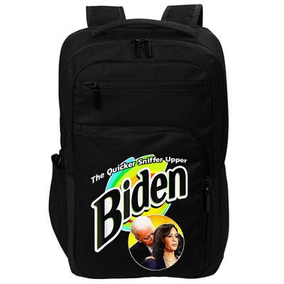 Biden The Quicker Sniffer Upper Funny Impact Tech Backpack