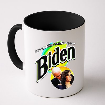Biden The Quicker Sniffer Upper Funny Coffee Mug