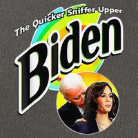 Biden The Quicker Sniffer Upper Funny Cotton Canvas Backpack