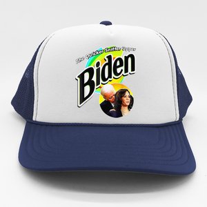 Biden The Quicker Sniffer Upper Funny Trucker Hat