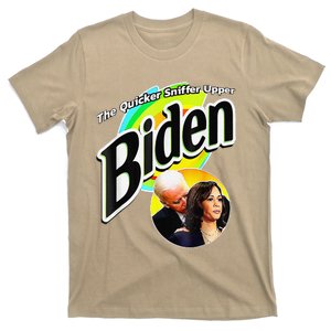 Biden The Quicker Sniffer Upper Funny T-Shirt