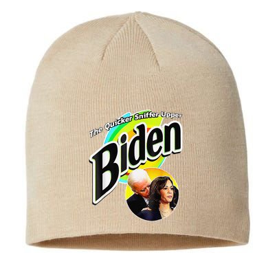 Biden The Quicker Sniffer Upper Funny Sustainable Beanie
