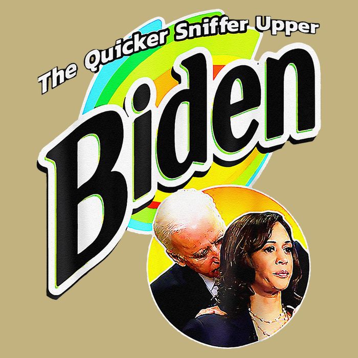 Biden The Quicker Sniffer Upper Funny Cooling Performance Long Sleeve Crew