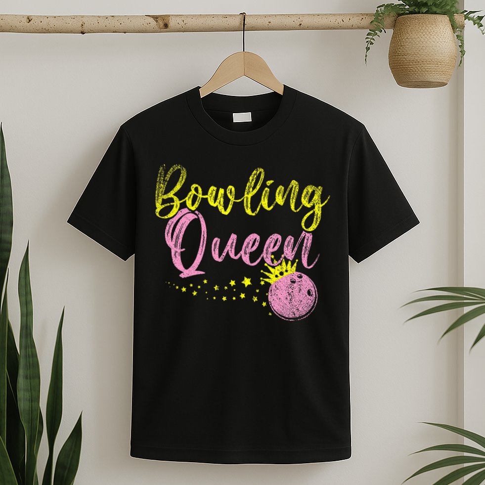 Bowling Team Queen Women Gift Bowling T-Shirt