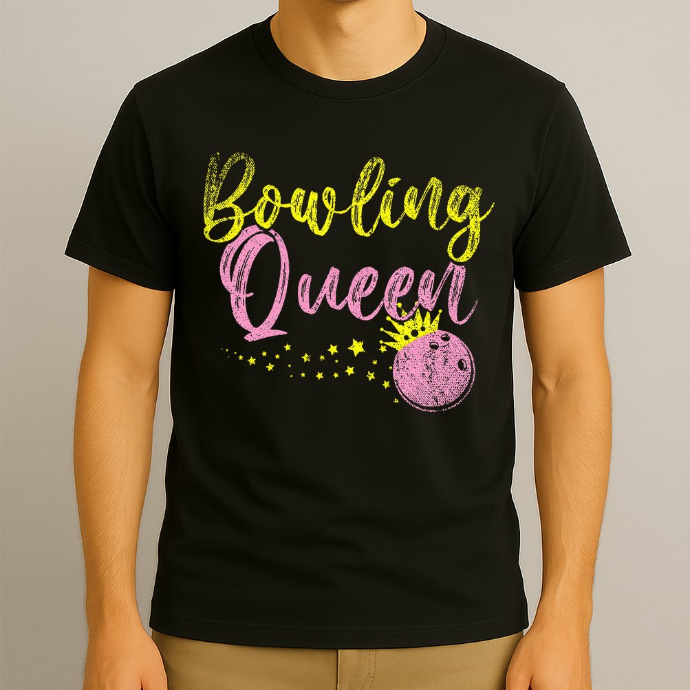 Bowling Team Queen Women Gift Bowling T-Shirt