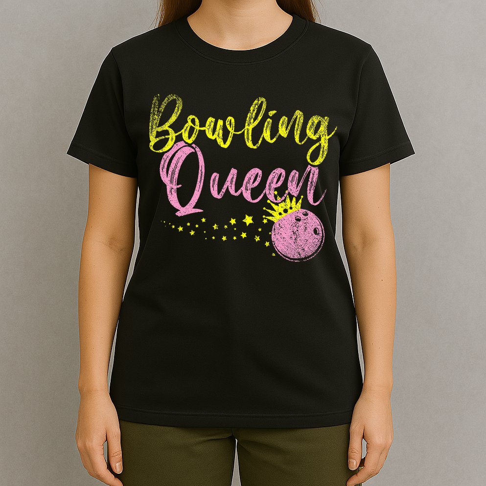 Bowling Team Queen Women Gift Bowling T-Shirt