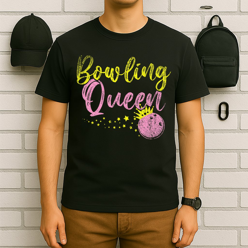 Bowling Team Queen Women Gift Bowling T-Shirt