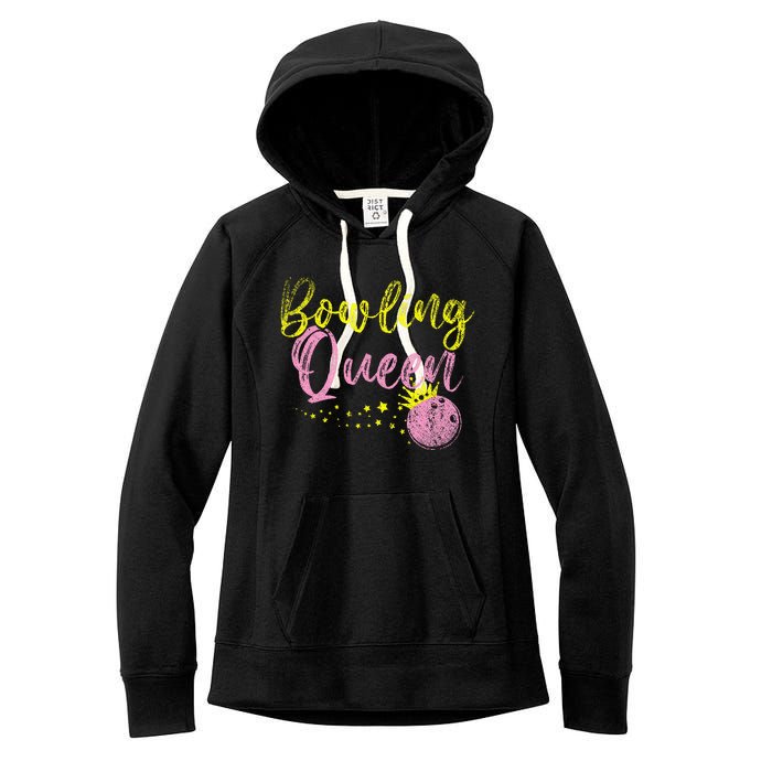 Bowling Team Queen Women Gift Bowling Women's Fleece Hoodie