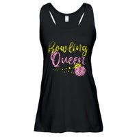 Bowling Team Queen Women Gift Bowling Ladies Essential Flowy Tank