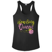 Bowling Team Queen Women Gift Bowling Ladies PosiCharge Competitor Racerback Tank