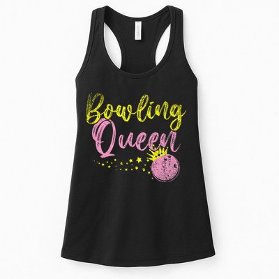 Bowling Team Queen Women Gift Bowling Womens Tank Top