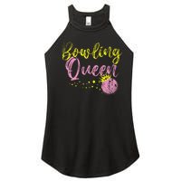 Bowling Team Queen Women Gift Bowling Women’s Perfect Tri Rocker Tank